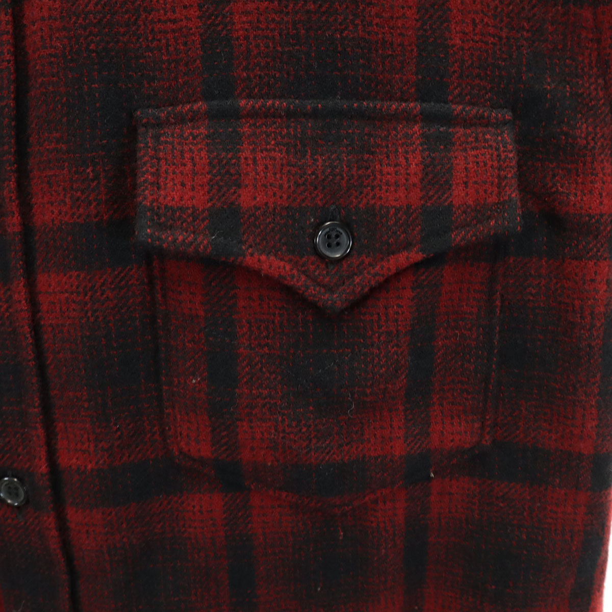 SAINT LAURENT PARIS サンローランパリ 日本製 ウールブレンド チェック柄 長袖 ウエスタンシャツ XL 赤系 メンズ