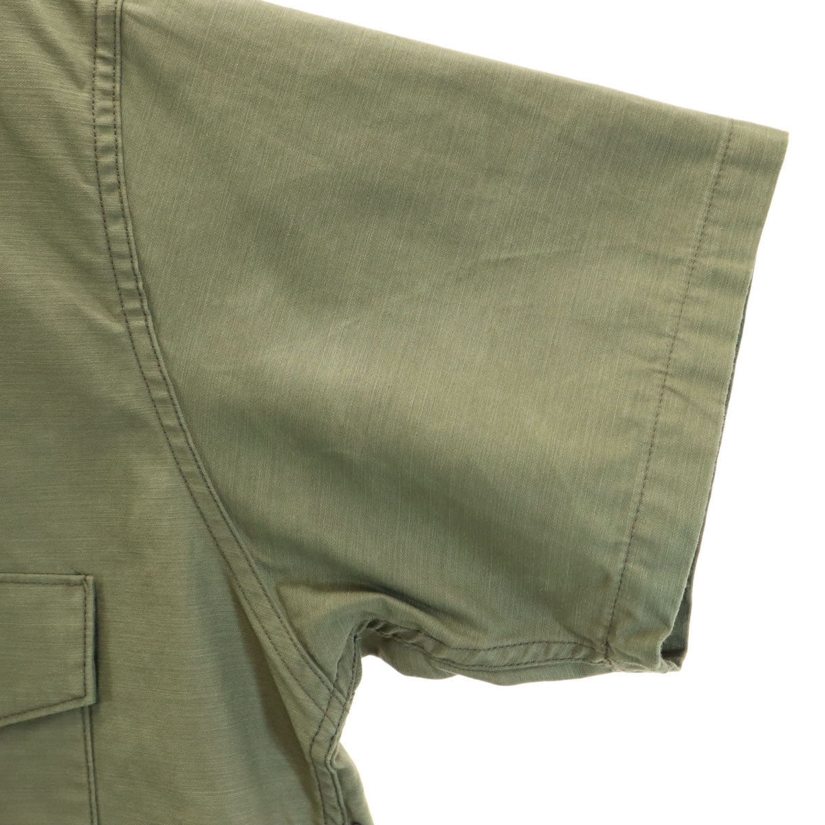 NEPENTHES ネペンテス 日本製 半袖 シャツ M カーキ メンズ