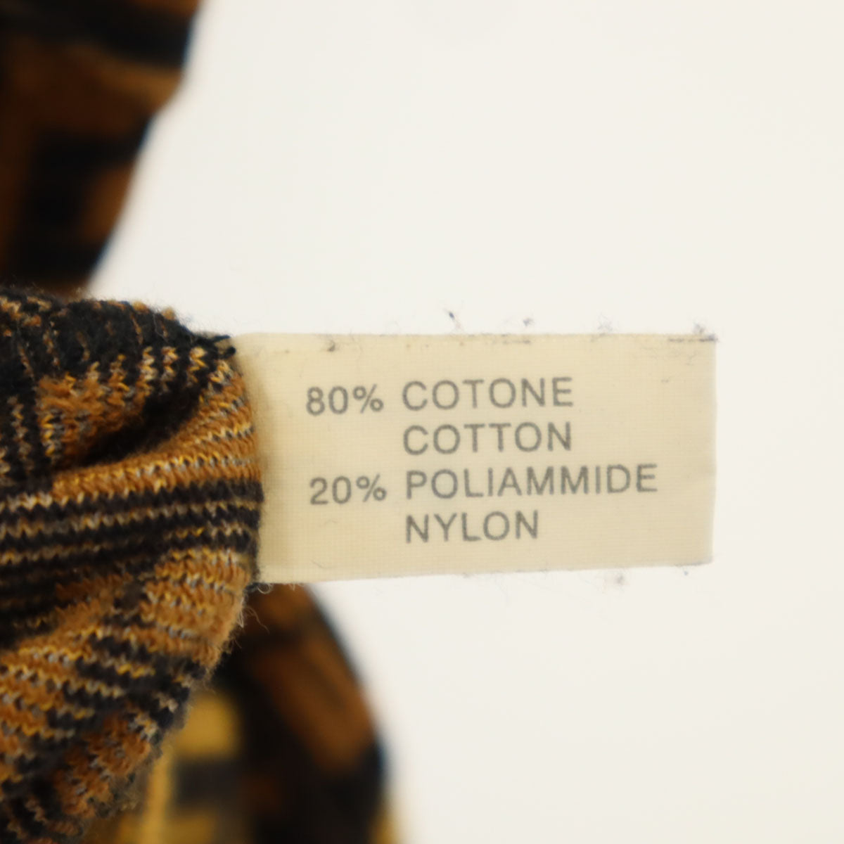 FENDI フェンディ イタリア製 ズッカ柄 ノースリーブ パイル地 カットソー 42 ブラウン系 レディース