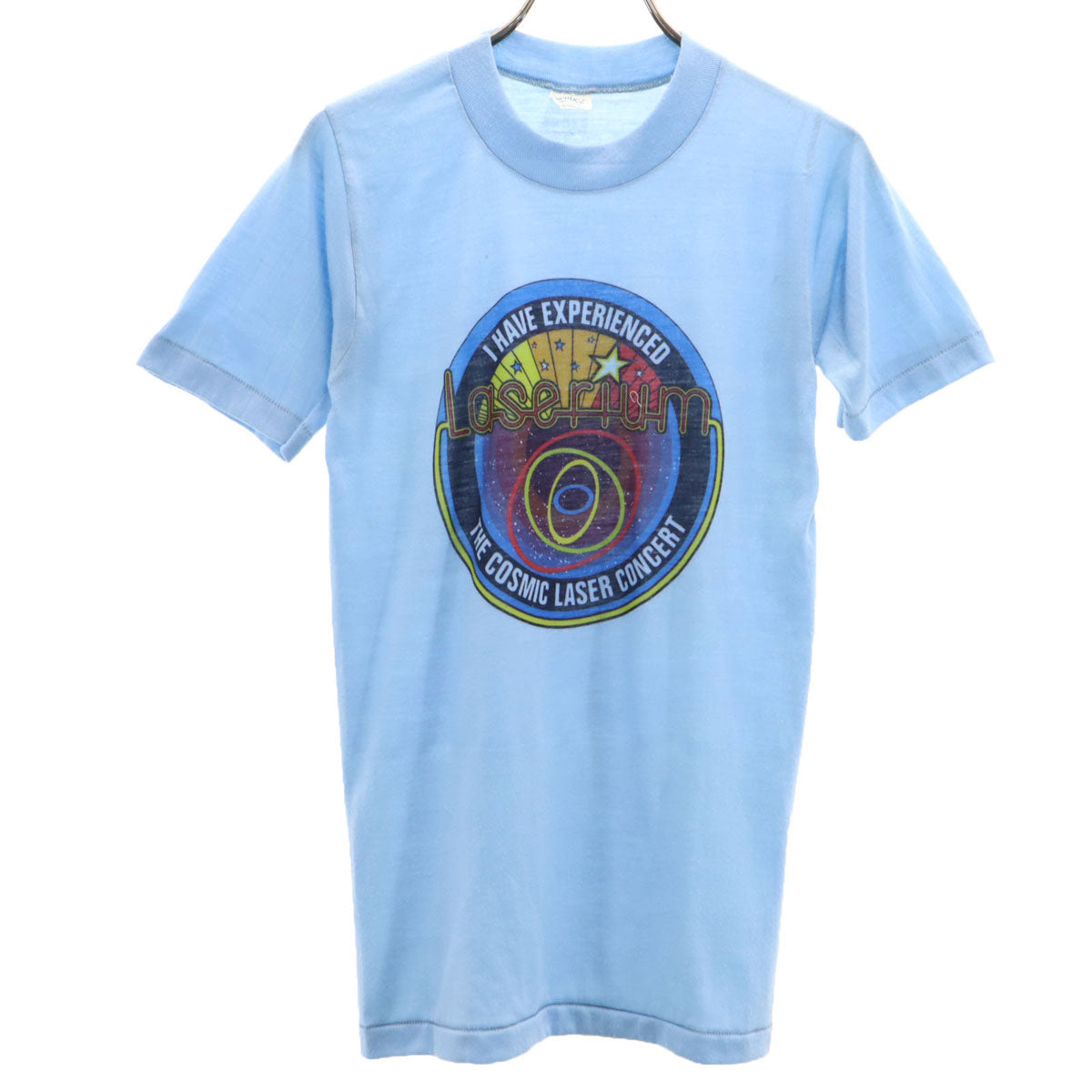 SPRUCE スプルース 70s USA製 ヴィンテージ 半袖 Tシャツ S ブルー系 シングルステッチ レディース