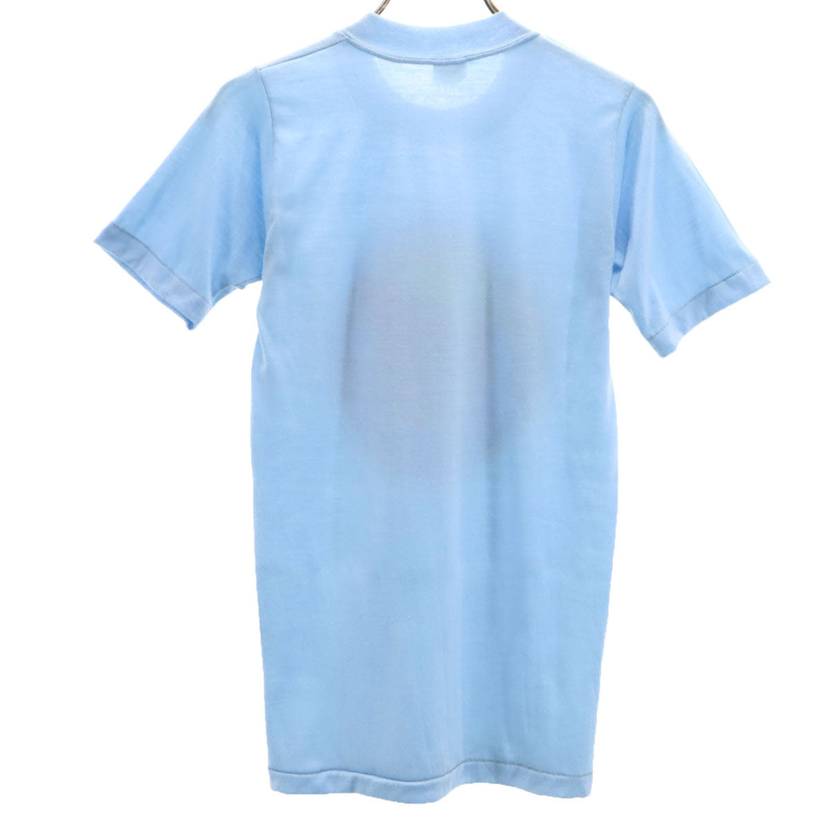 SPRUCE スプルース 70s USA製 ヴィンテージ 半袖 Tシャツ S ブルー系 シングルステッチ レディース