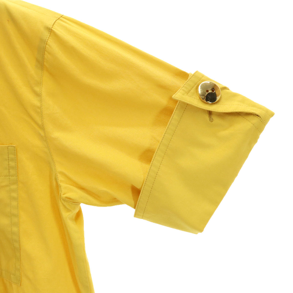 Miss Dior ミスディオール 90s オールド 半袖 シャツ S イエロー系 クリスチャンディオール 比翼 レディース