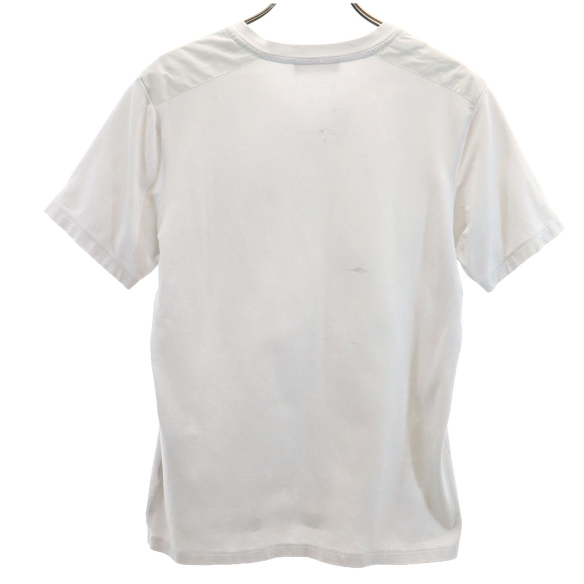 PRADA プラダ 半袖 Vネック Tシャツ XS ホワイト ポケT メンズ