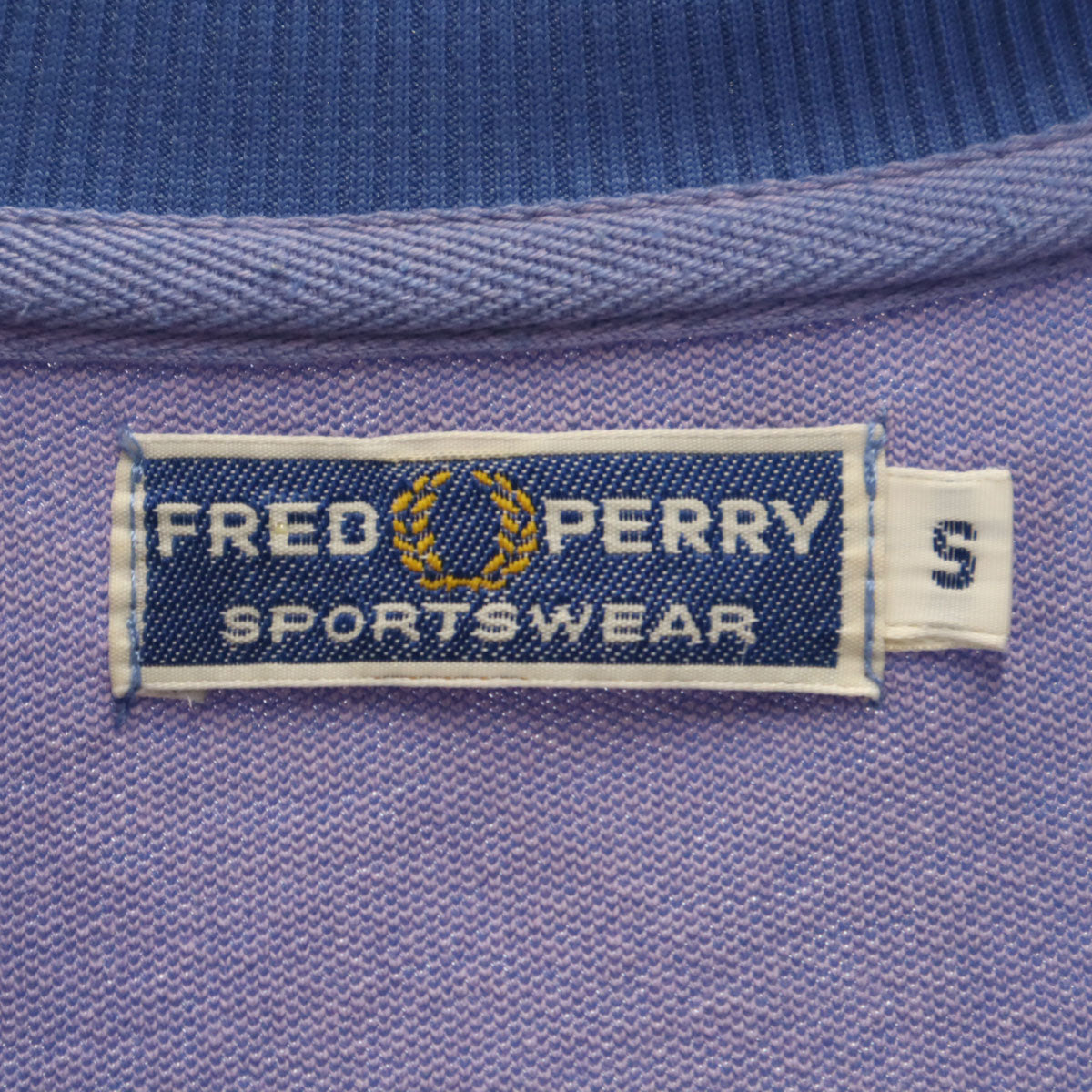 FRED PERRY フレッドペリー ポルトガル製 長袖 トラックジャケット S ブルー系 ジャージ メンズ