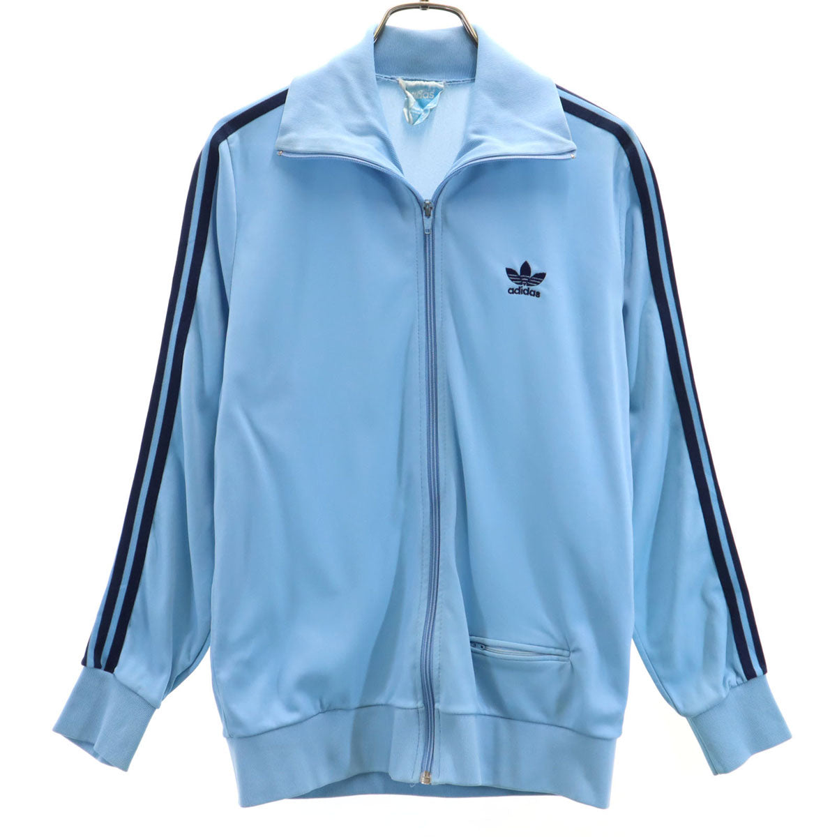 adidas アディダス 70s 80s イングランド製 ヴィンテージ トラックジャケット S ブルー系 ジャージ メンズ