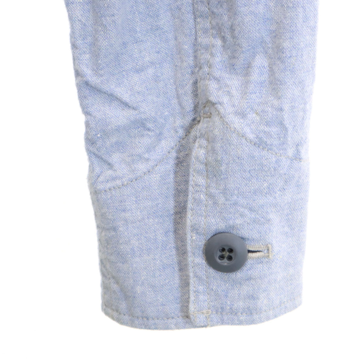 Y's-BORN PRODUCT ワイズ ボーンプロダクト Rokx ロックス リネンブレンド 長袖 シャツ 2 ブルー系 メンズ