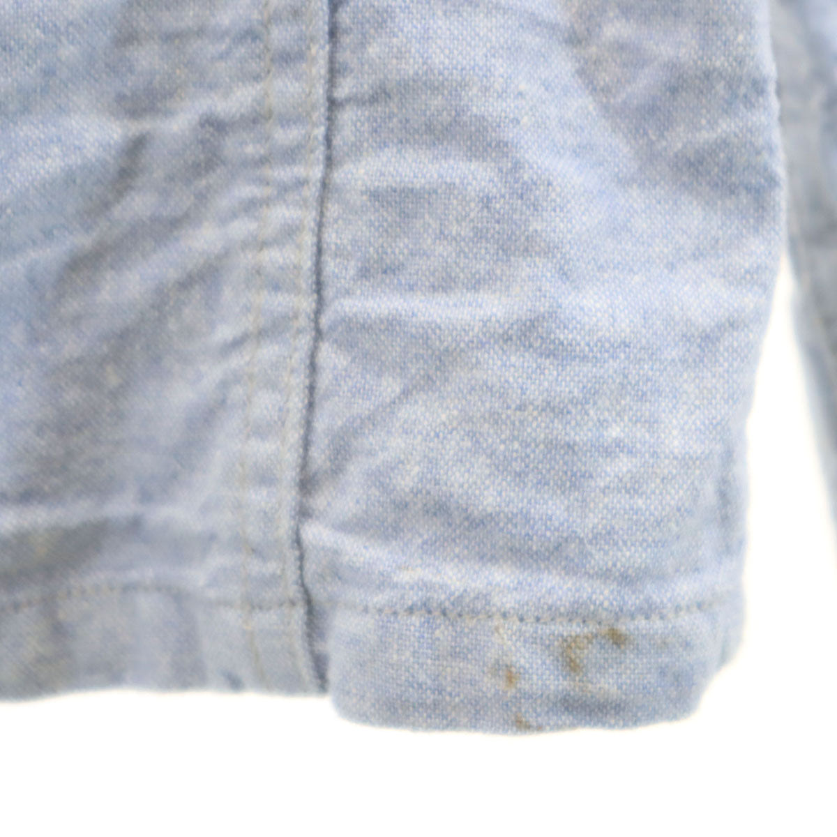 Y's-BORN PRODUCT ワイズ ボーンプロダクト Rokx ロックス リネンブレンド 長袖 シャツ 2 ブルー系 メンズ