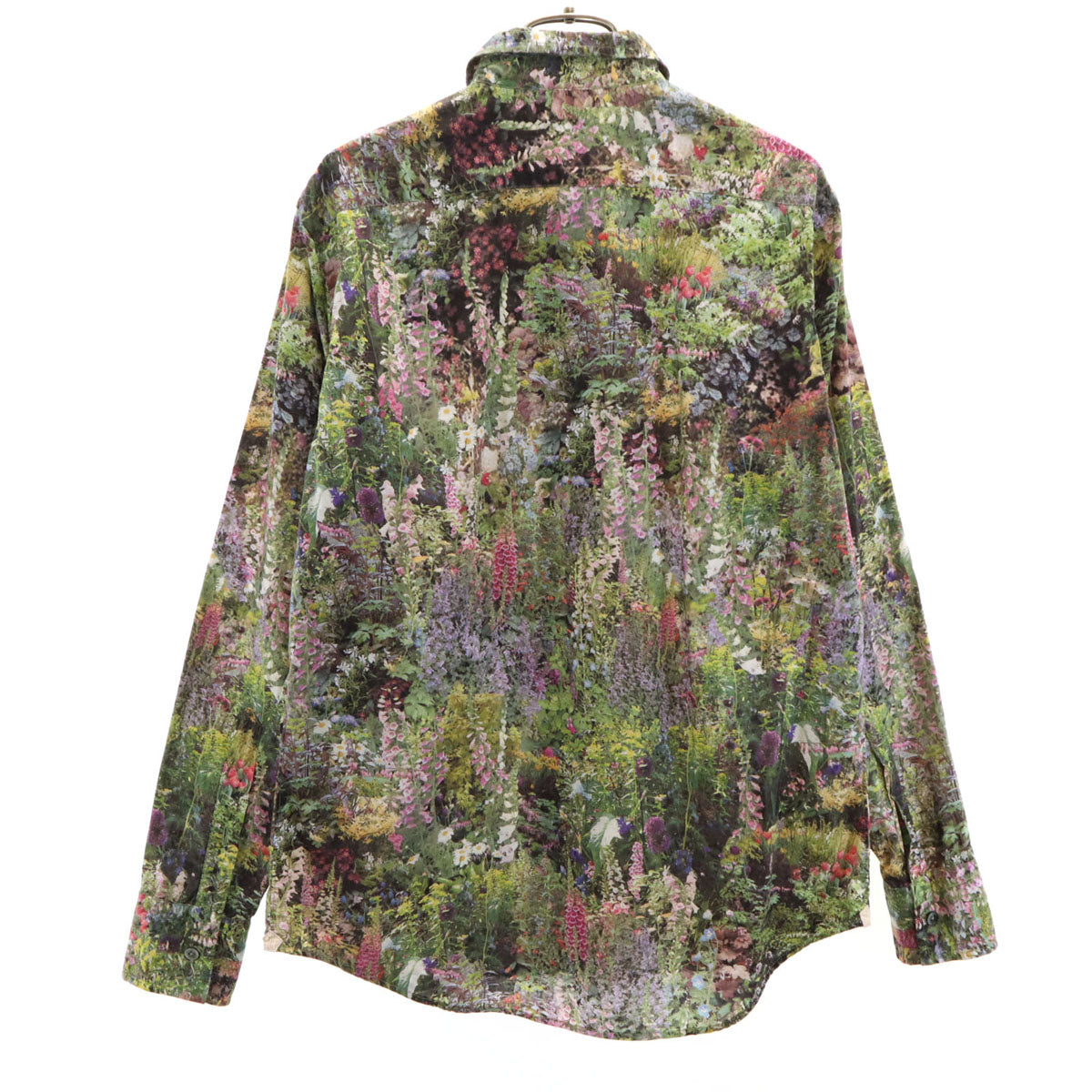 PAUL SMITH COLLECTION ポールスミスコレクション 日本製 フラワー フォトプリント 長袖 シャツ M グリーン系 メンズ
