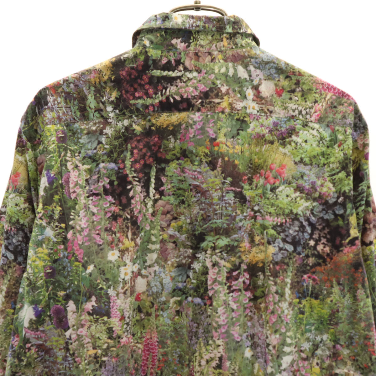 PAUL SMITH COLLECTION ポールスミスコレクション 日本製 フラワー フォトプリント 長袖 シャツ M グリーン系 メンズ