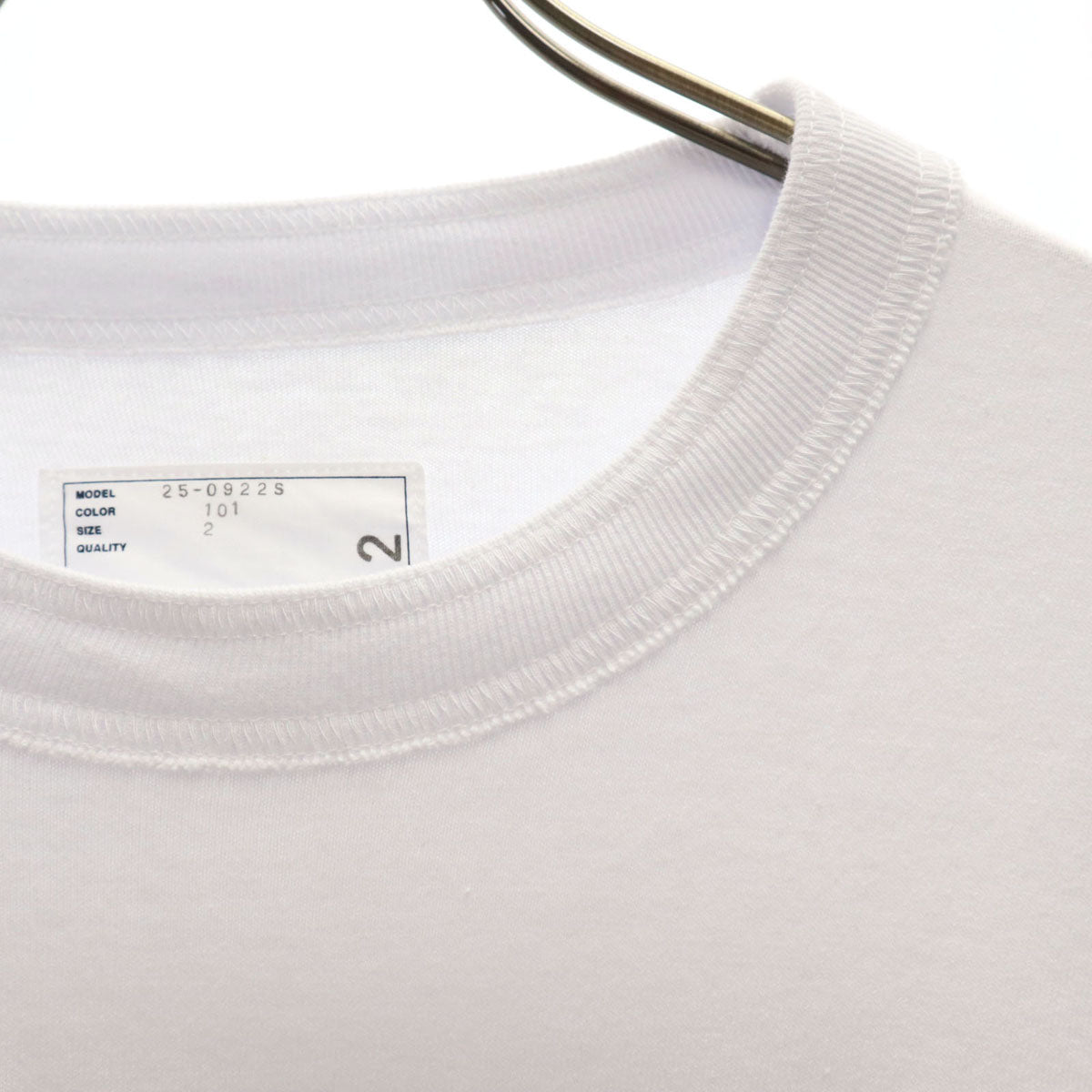 Sacai サカイ 日本製 バック プリント 長袖 Tシャツ 2 ホワイト ポケT メンズ