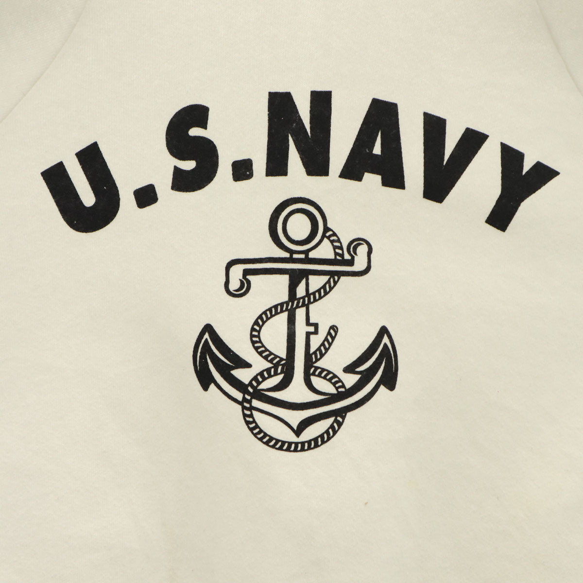 FRUIT OF THE LOOM フルーツオブザルーム 90s USA製 オールド 長袖 U.S.NAVY スウェット トレーナー 2XL 白 裏起毛 ビックサイズ レディース