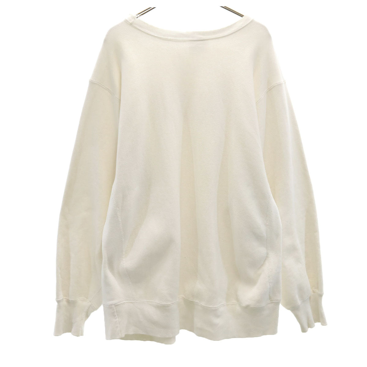 Champion チャンピオン 80s USA製 リバースウィーブ トリコタグ ヴィンテージ 2枚タグ 長袖 RISD スウェット トレーナー XL 白 裏起毛 メンズ