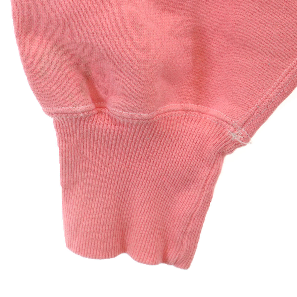 Champion チャンピオン 90s 00s リバースウィーブ オールド 刺繍タグ 長袖 スウェット トレーナー L ピンク 裏起毛 メンズ