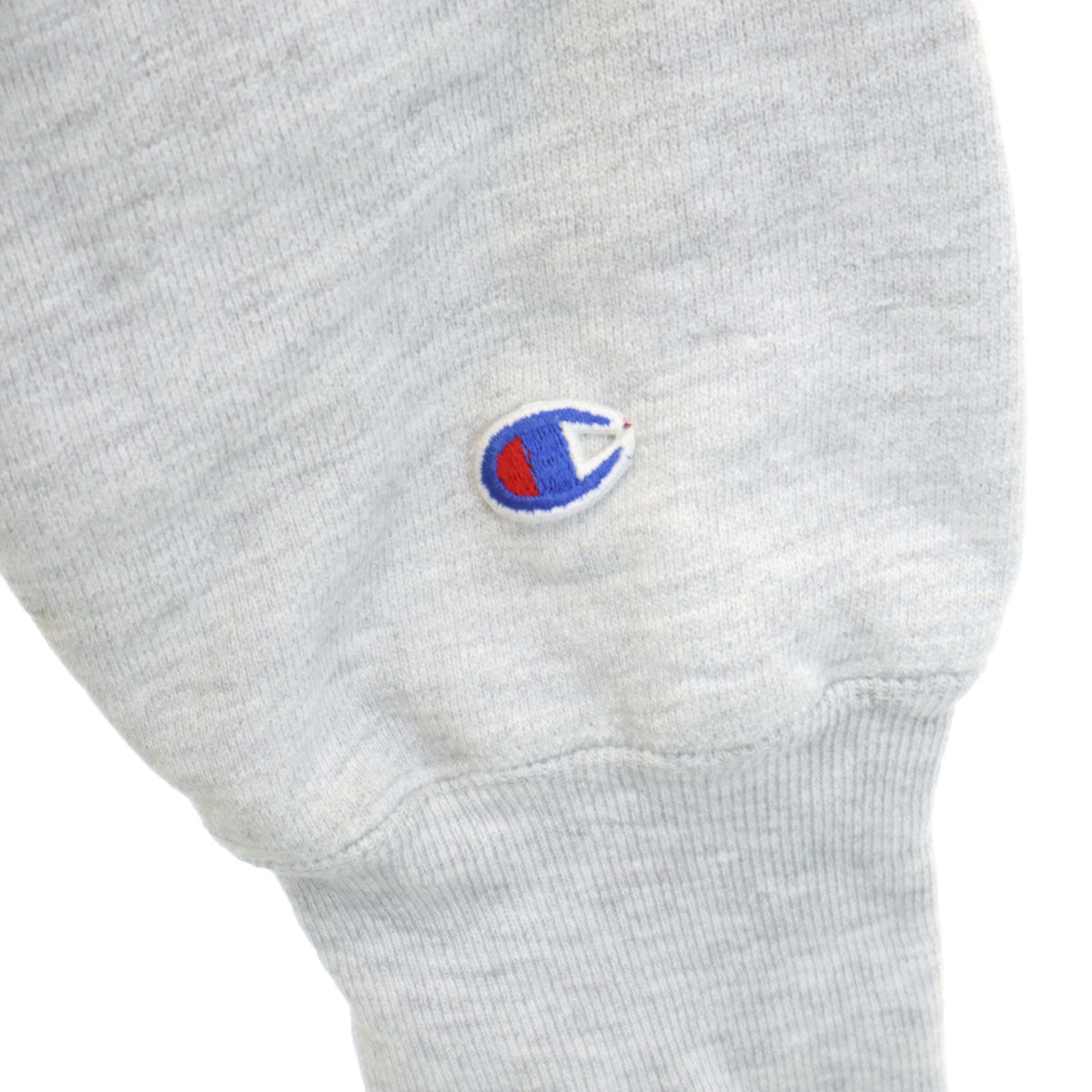 Champion チャンピオン 80s USA製 リバースウィーブ トリコタグ ヴィンテージ 長袖 スウェットパーカー XXL グレー 裏起毛 プルオーバー エルボーパッチ ビックサイズ メンズ