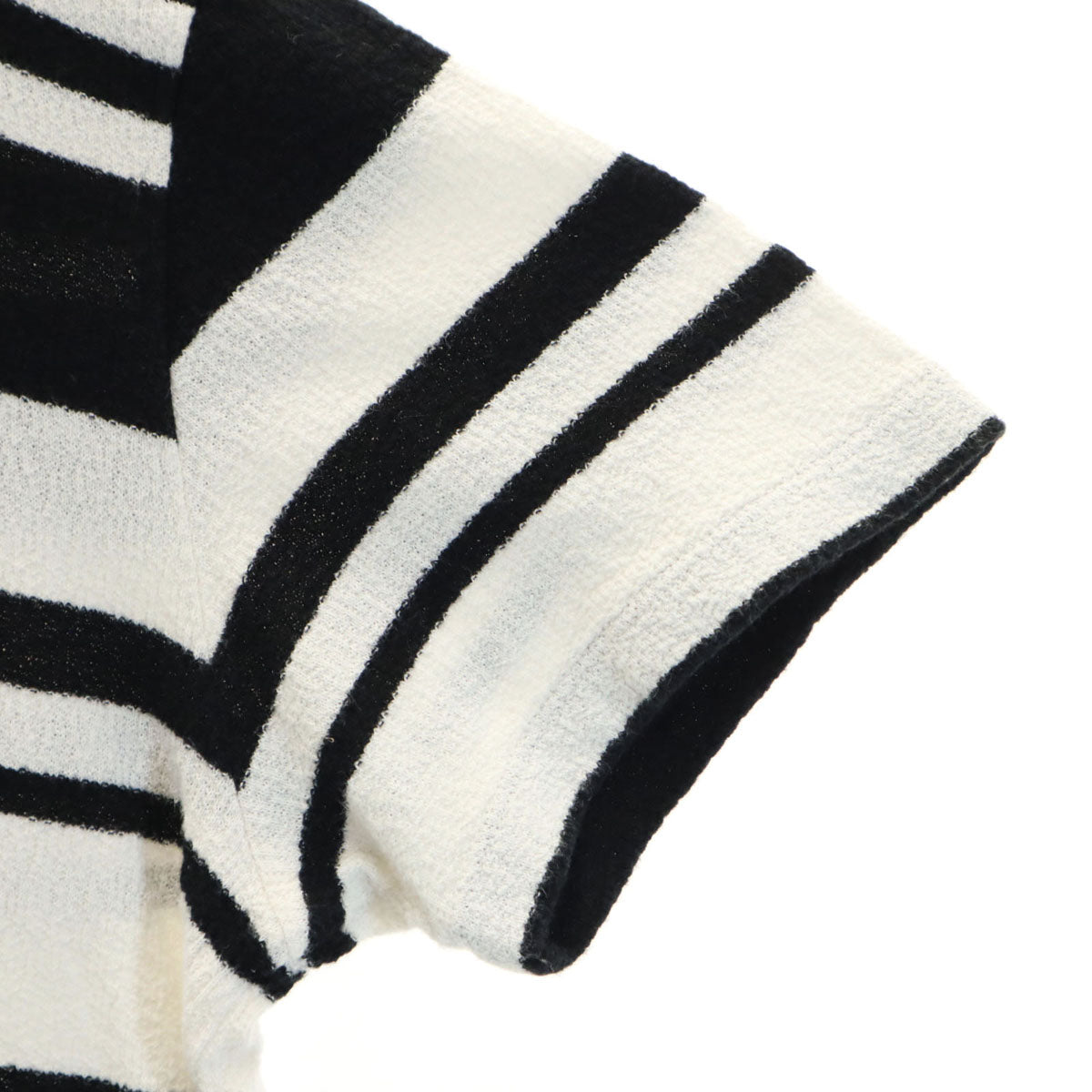 BLACK LABEL CRESTBRIDGE ブラックレーベルクレストブリッジ ボーダー柄 半袖 カットソー M ホワイト メンズ