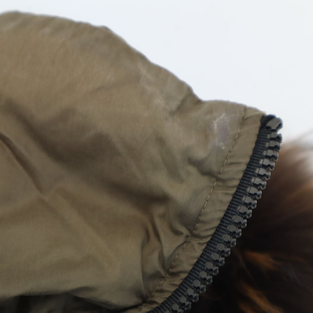 TATRAS タトラス ポーランド製 フードファー ダウンコート 1 カーキ フーディー メンズ