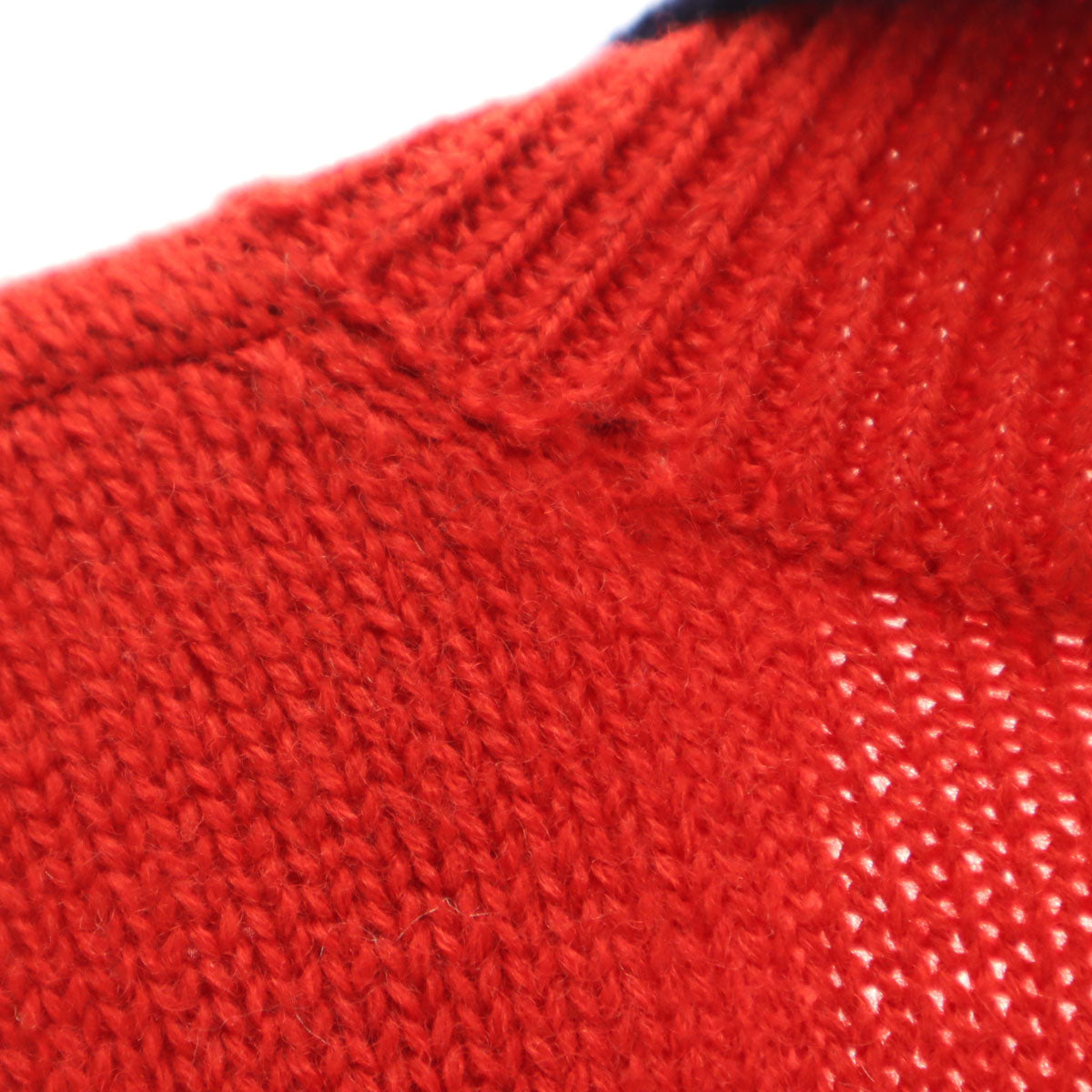 L.L.Bean エルエルビーン 80s ヴィンテージ 長袖 ニットカーディガン XL レッド アウトドア レディース