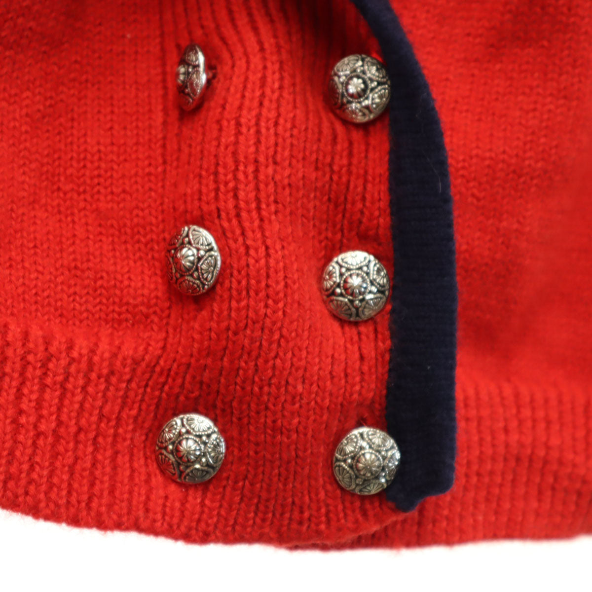 L.L.Bean エルエルビーン 80s ヴィンテージ 長袖 ニットカーディガン XL レッド アウトドア レディース