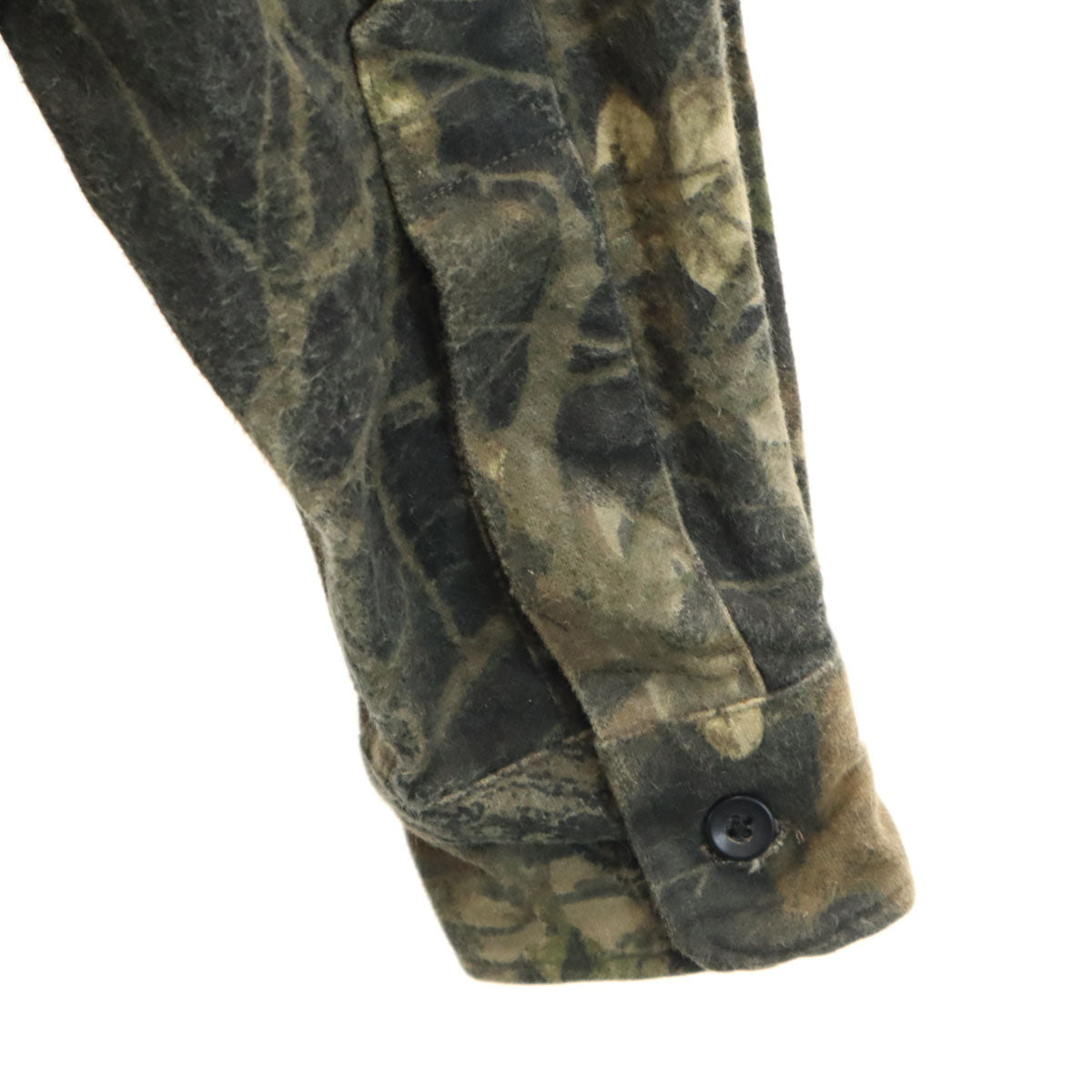 L.L.Bean エルエルビーン 80s ヴィンテージ リアルツリー柄 長袖 シャモア クロス シャツ ブラウン系 フランネル アウトドア メンズ