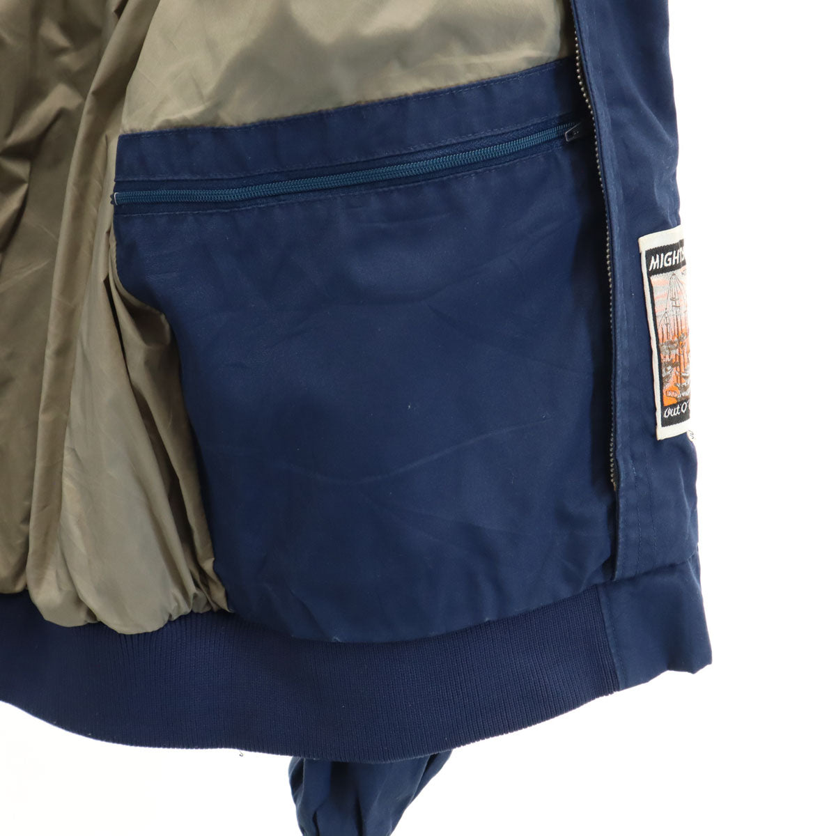 MIGHTY MAC マイティーマック 80s ヴィンテージ ブルゾン 38 ネイビー ジャケット メンズ