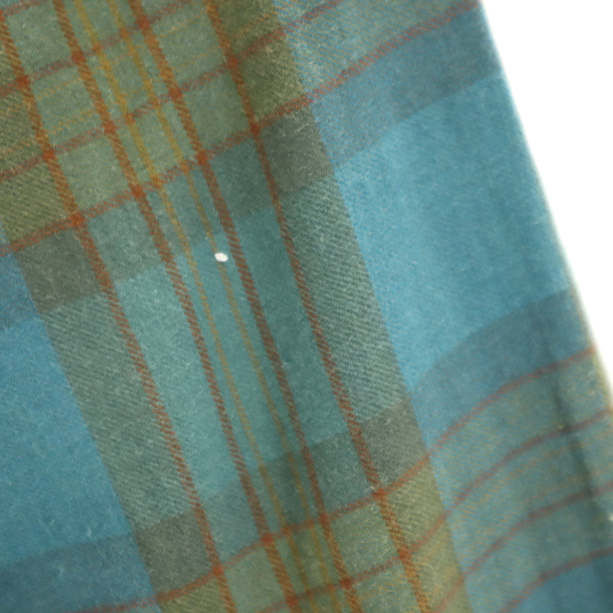 ARROW アロー 60s ヴィンテージ 開襟 チェック柄 長袖 オープンカラーシャツ S 青緑系 メンズ