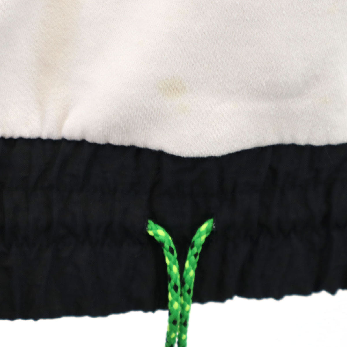 adidas アディダス 80s ヴィンテージ 長袖 スウェット切替 ハーフジップ パーカー XL ホワイト アノラック メンズ