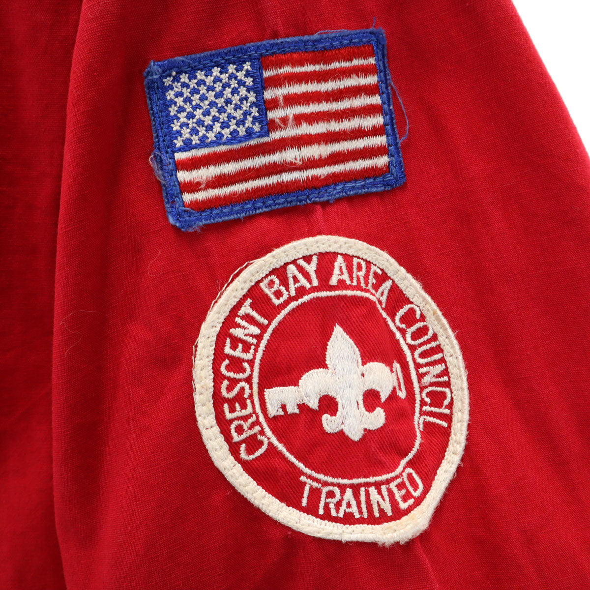 PACIFIC ATHLETIC COMPANY 70s ヴィンテージ 長袖 ブルゾン M レッド メンズ