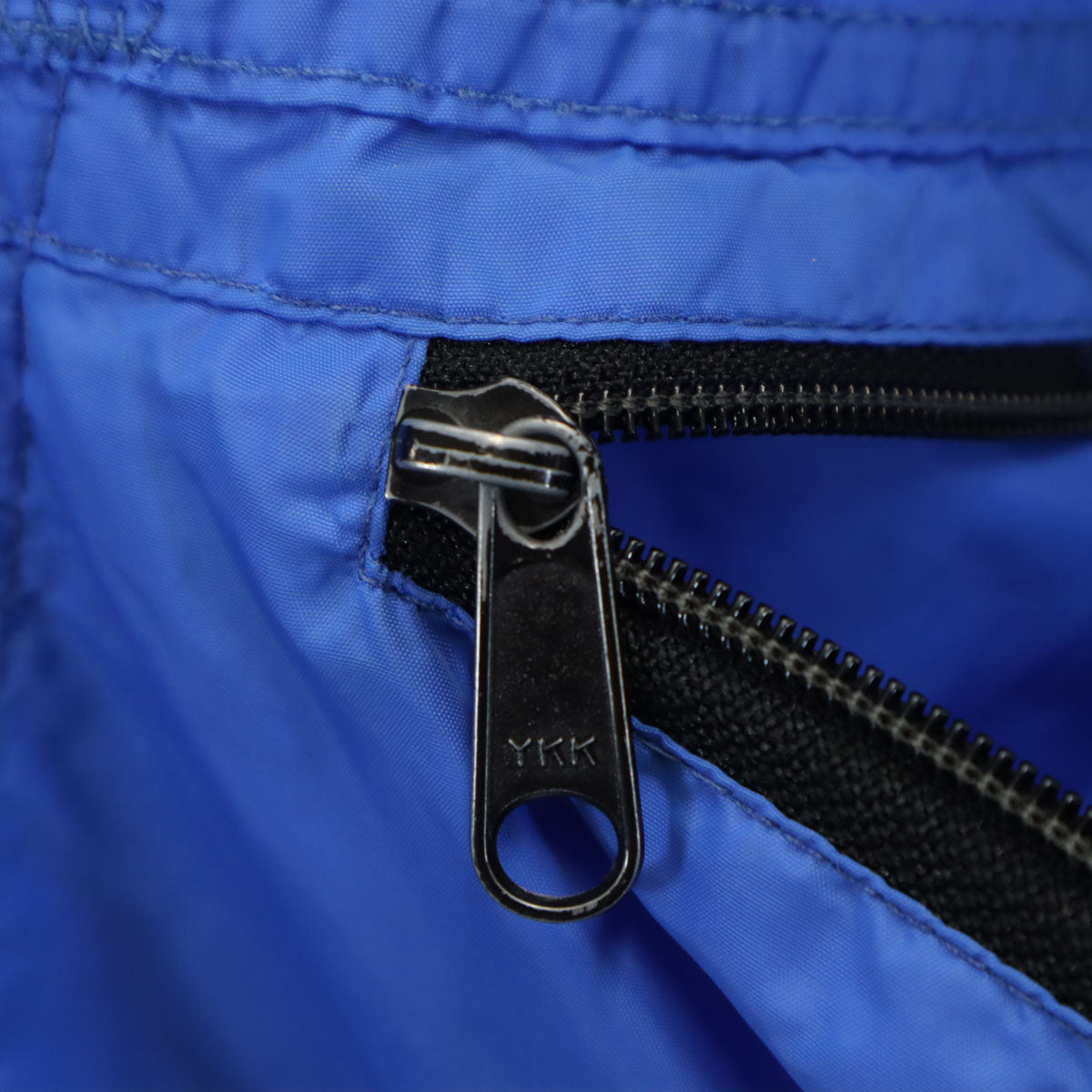 L.L.Bean エルエルビーン 80s USA製 ヴィンテージ 長袖 ハーフ ジップパーカー L ブルー アウトドア メンズ