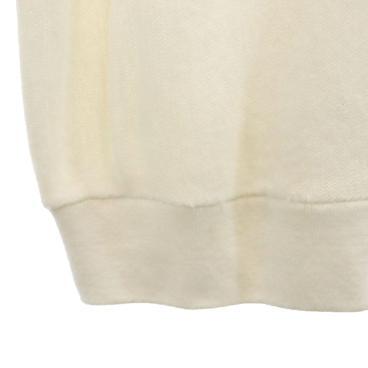 IZOD LACOSTE アイゾットラコステ 90s USA製 アクリル オールド 長袖 Vネック ニットカーディガン L 白 メンズ