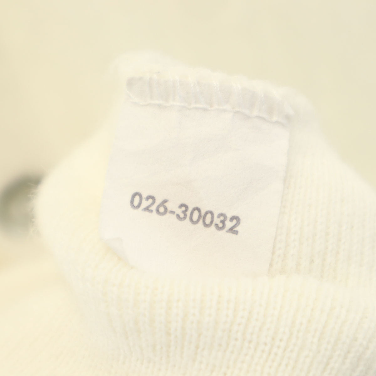 IZOD LACOSTE アイゾットラコステ 90s USA製 アクリル オールド 長袖 Vネック ニットカーディガン L 白 メンズ