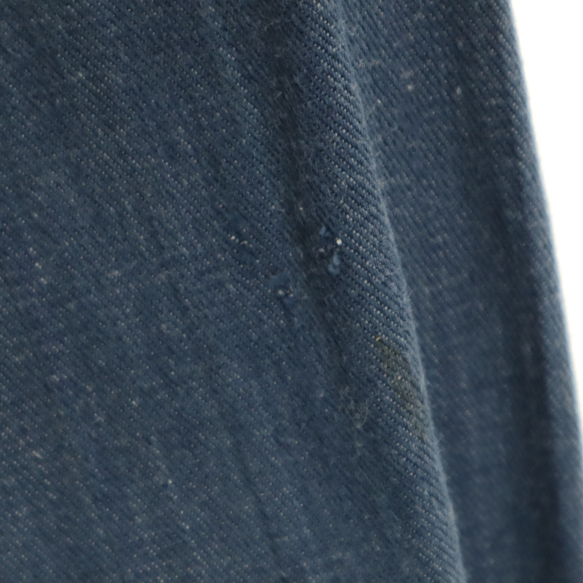 80s 90s オールド 花刺繍 シャツジャケット 40 ネイビー メンズ