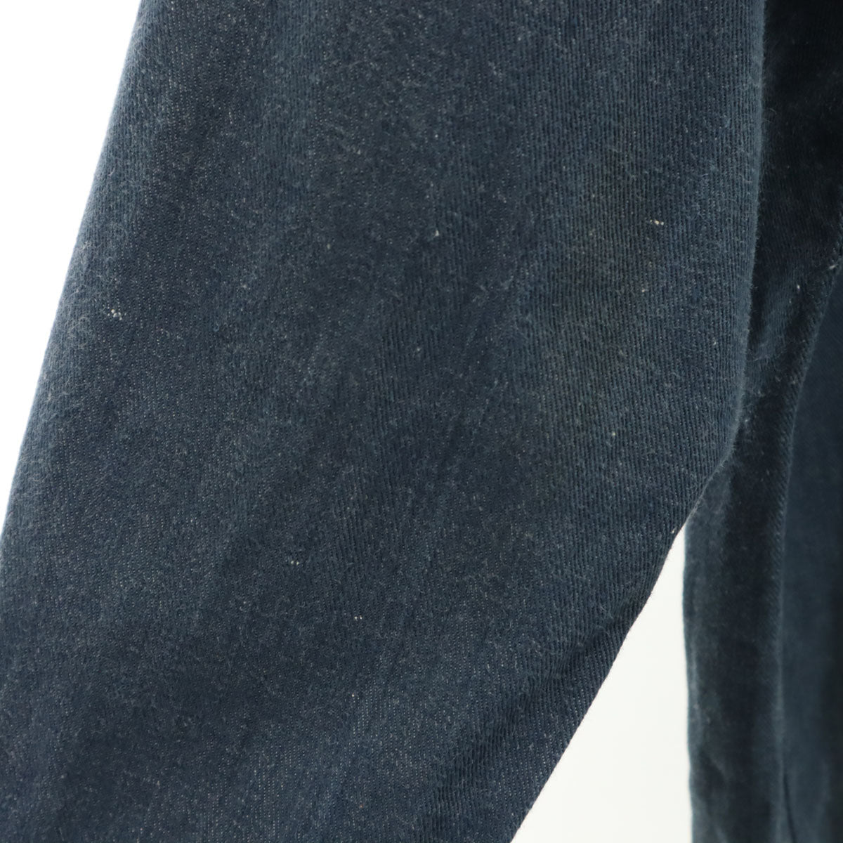 80s 90s オールド 花刺繍 シャツジャケット 40 ネイビー メンズ