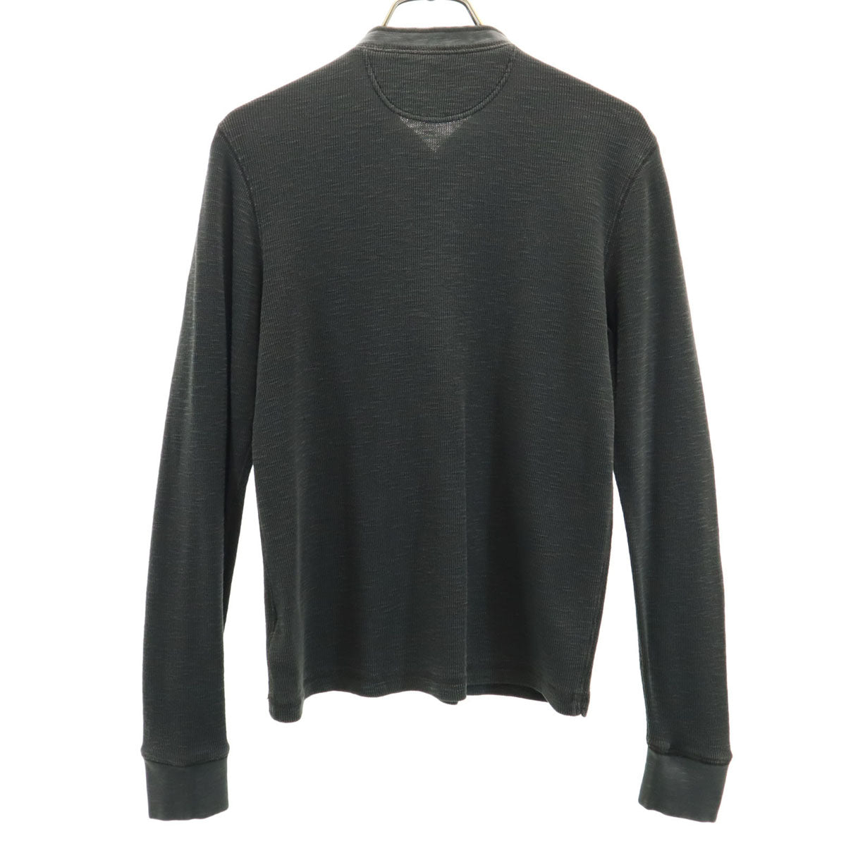 ダブルアールエル RRL 長袖 ヘンリーネック カットソー 2 チャコールグレー Ralph Lauren ラルフローレン トップス レディース