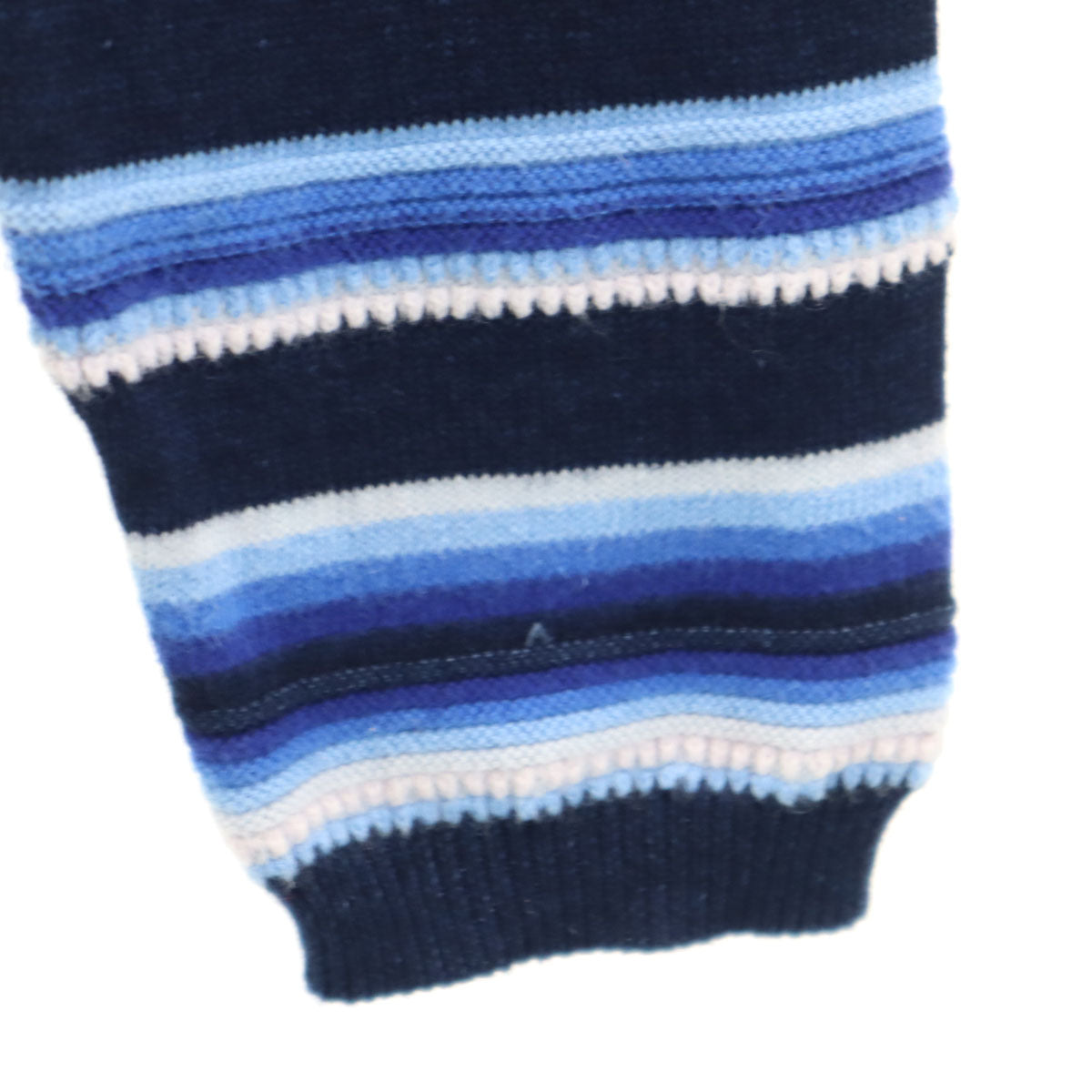 Ron Herman DENIM ロンハーマンデニム ボーダー柄 長袖 ニット S ネイビー レディース