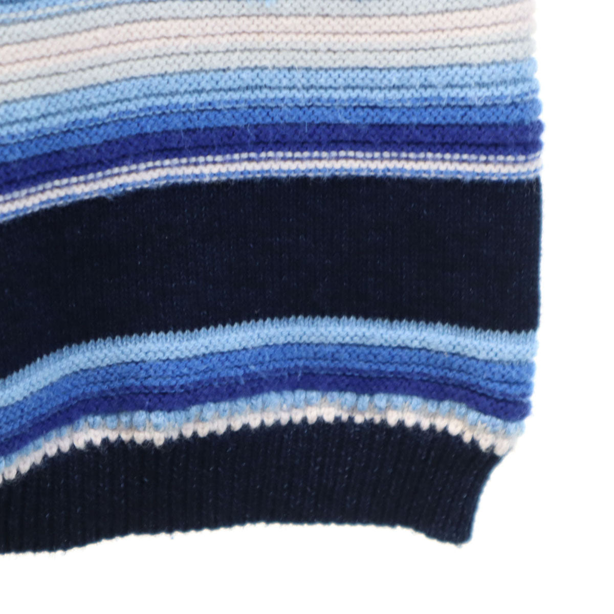 Ron Herman DENIM ロンハーマンデニム ボーダー柄 長袖 ニット S ネイビー レディース