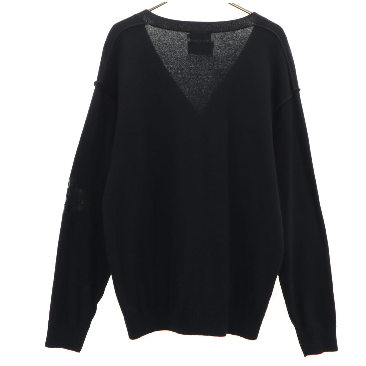 HYSTERIC GLAMOUR ヒステリックグラマー 長袖 Vネック ニットカーディガン M ブラック メンズ