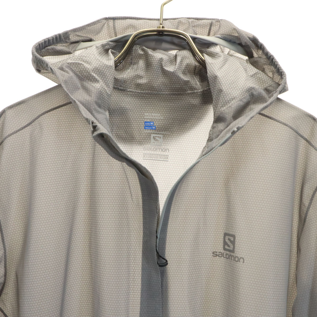 SALOMON サロモン ウインドブレーカー M グレー ジャケット レディース