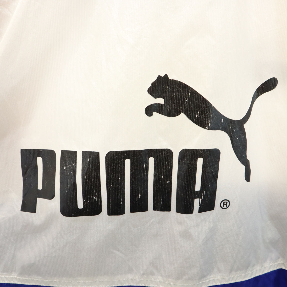 PUMA プーマ 90s ナイロン オールド ヒットユニオン 7分袖 ハーフジップ プルオーバー パーカー M プルオーバー ポケッタブル メンズ