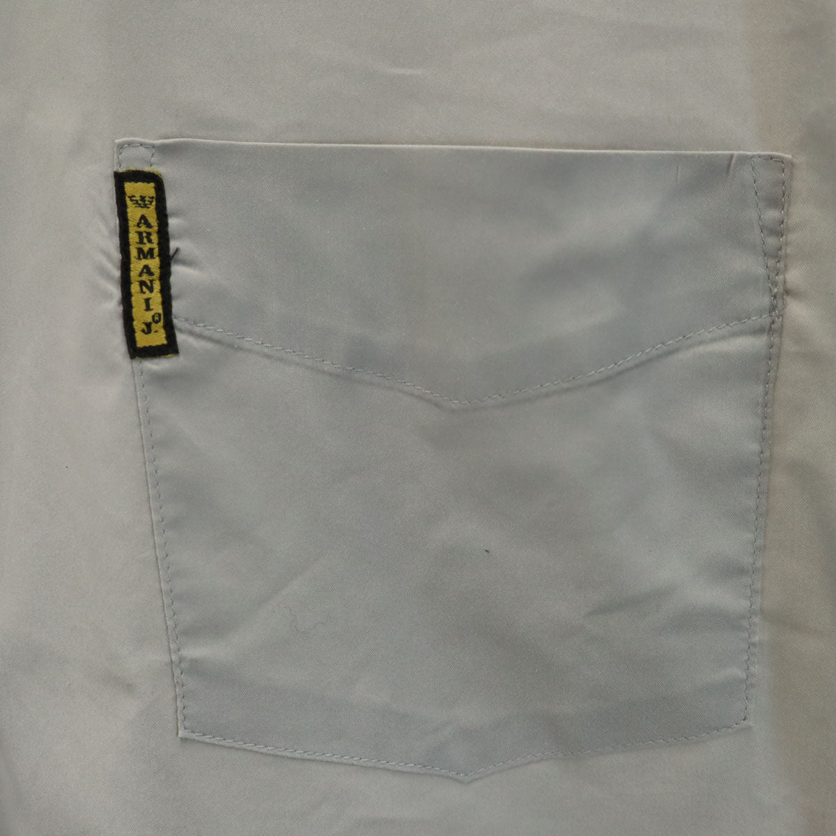 ARMANI JEANS アルマーニジーンズ イタリア製 長袖 シャツ L グレー系 メンズ