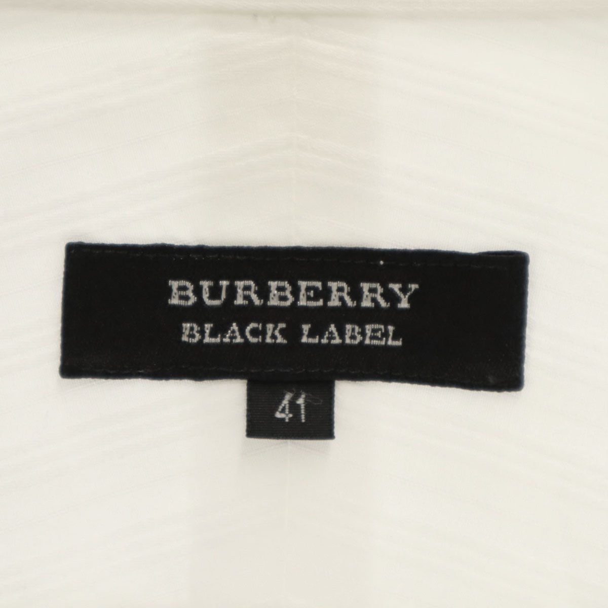 BURBERRY BLACK LABEL バーバリーブラックレーベル 長袖 シャツ 41 ホワイト系 三陽商会 メンズ
