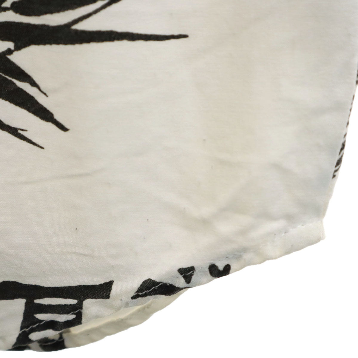 Soft Surroundings ソフトサラウンディングス 90s USA製 オールド 総柄 7分袖 シャツ M ホワイト系 レディース