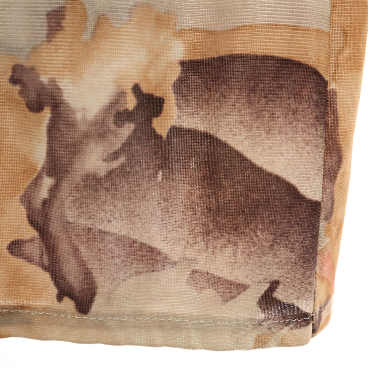 KENNINGTON ケニントン 70s ヴィンテージ 総柄 長袖 シャツ メンズ