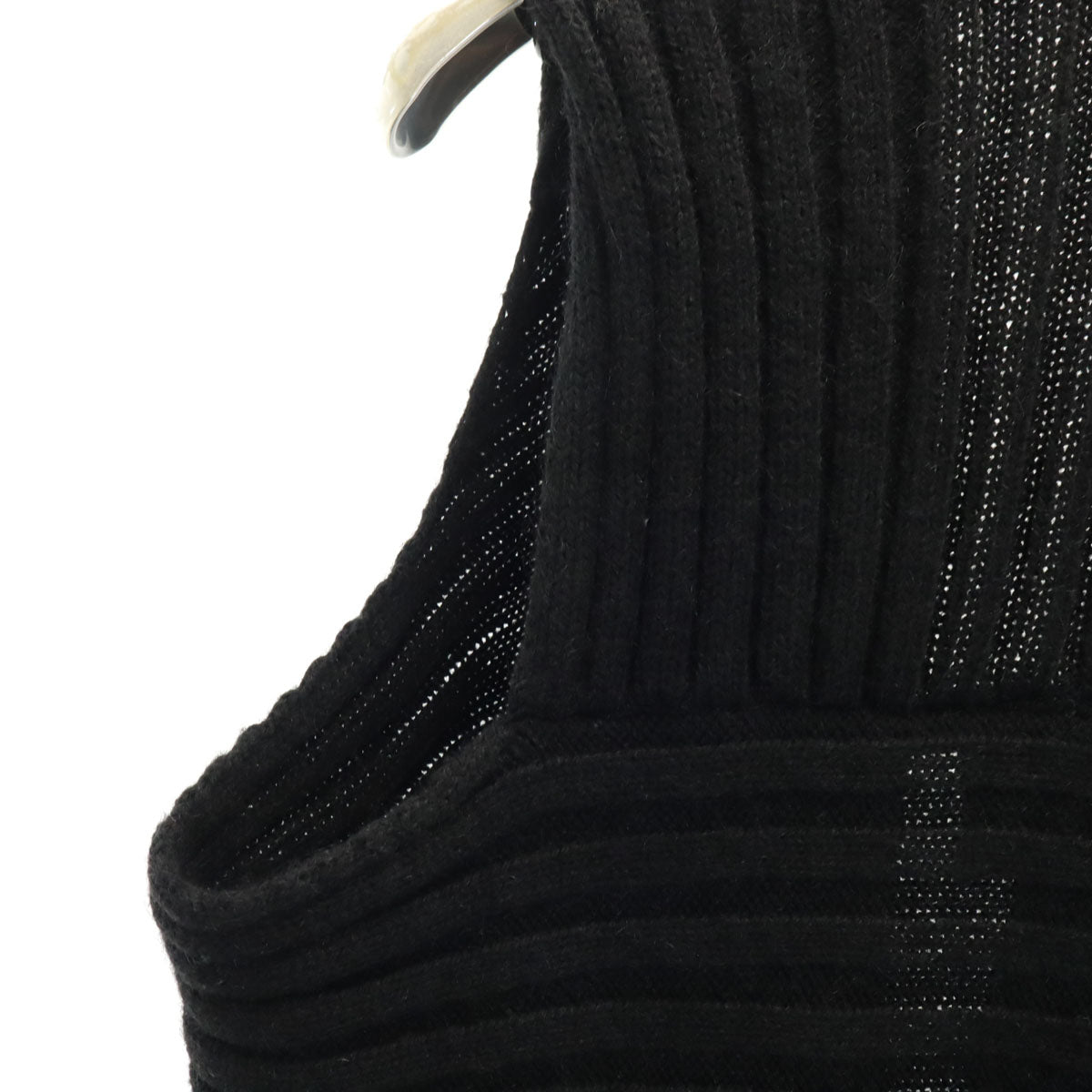 Emporio Armani エンポリオアルマーニ 長袖 ベスト L/XL ブラック系 ニット メンズ