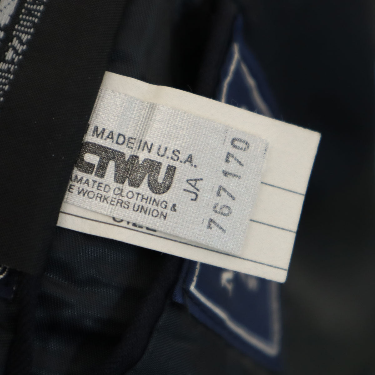 Burberrys バーバリーズ 90s ウール USA製 オールド ダブル スーツジャケット ネイビー系 メンズ