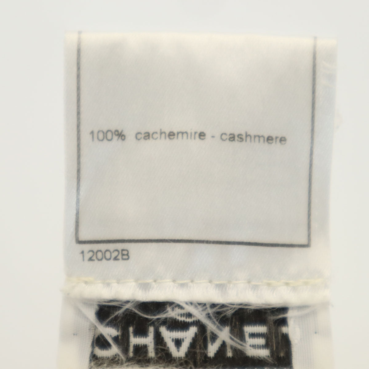 CHANEL シャネル カシミヤ P18159V00965 長袖 セーター 38 オフホワイト ニット レディース