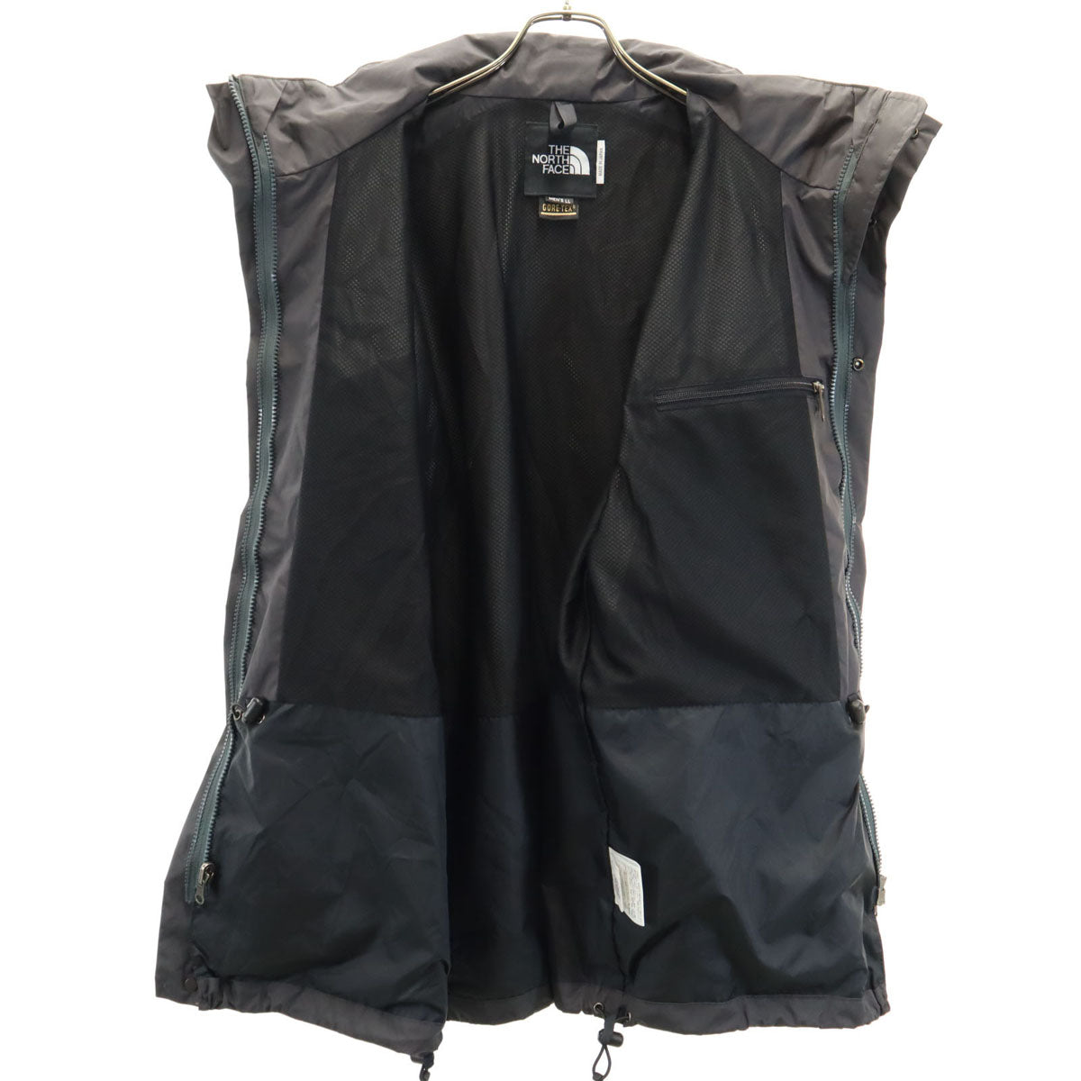 THE NORTH FACE ノースフェイス ゴアテックス マウンテンパーカー 上下 セットアップ LL チャコールグレー ジャケット アウトドア NP-2001 メンズ