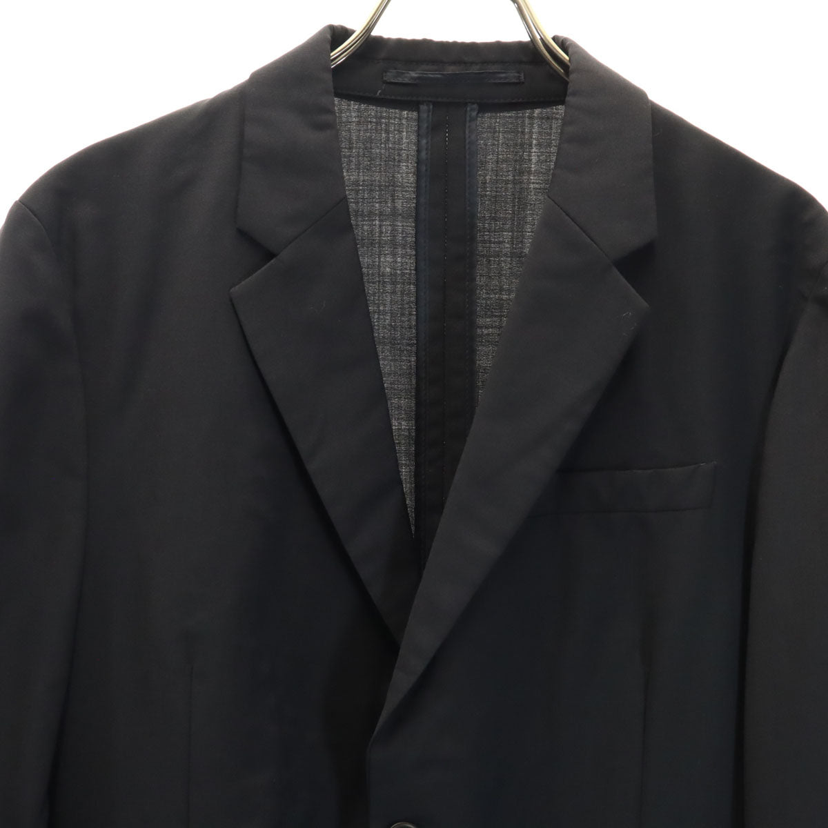 PRADA プラダ イタリア製 スーツ 上下 セットアップ 48R ブラック メンズ