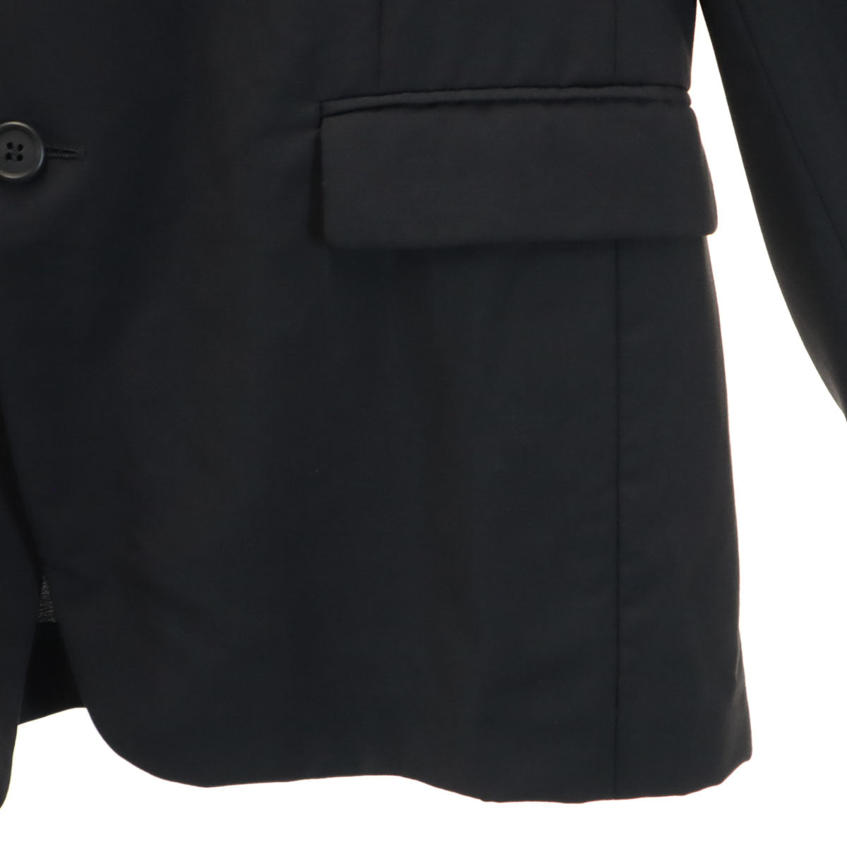 PRADA プラダ イタリア製 スーツ 上下 セットアップ 48R ブラック メンズ