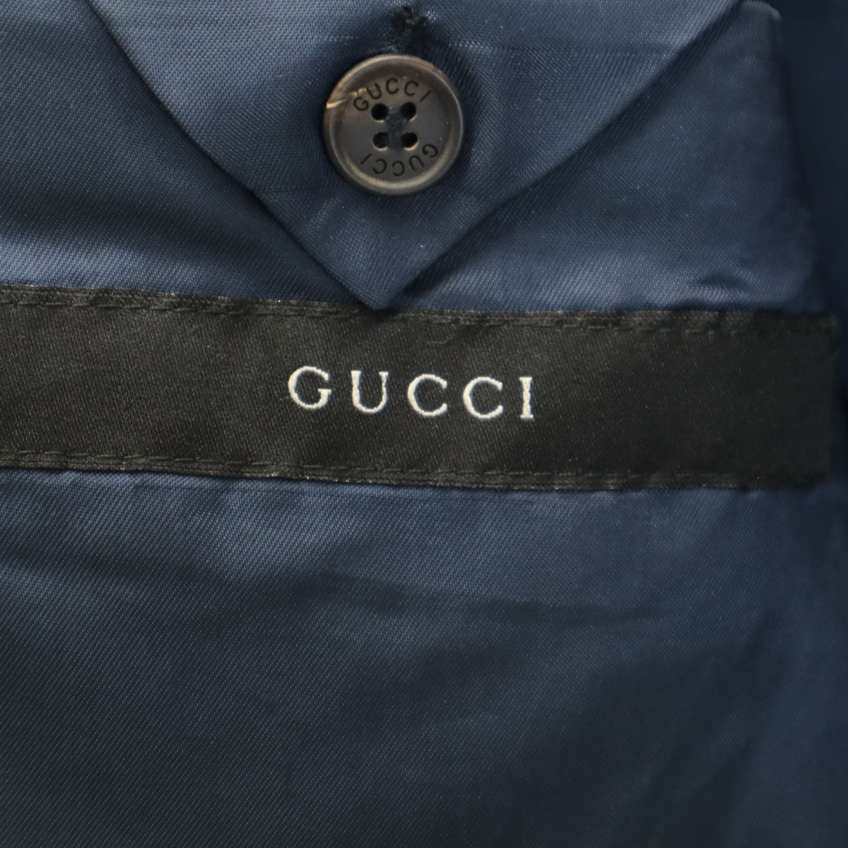 GUCCI グッチ スーツ 上下 セットアップ 48 ブラック メンズ