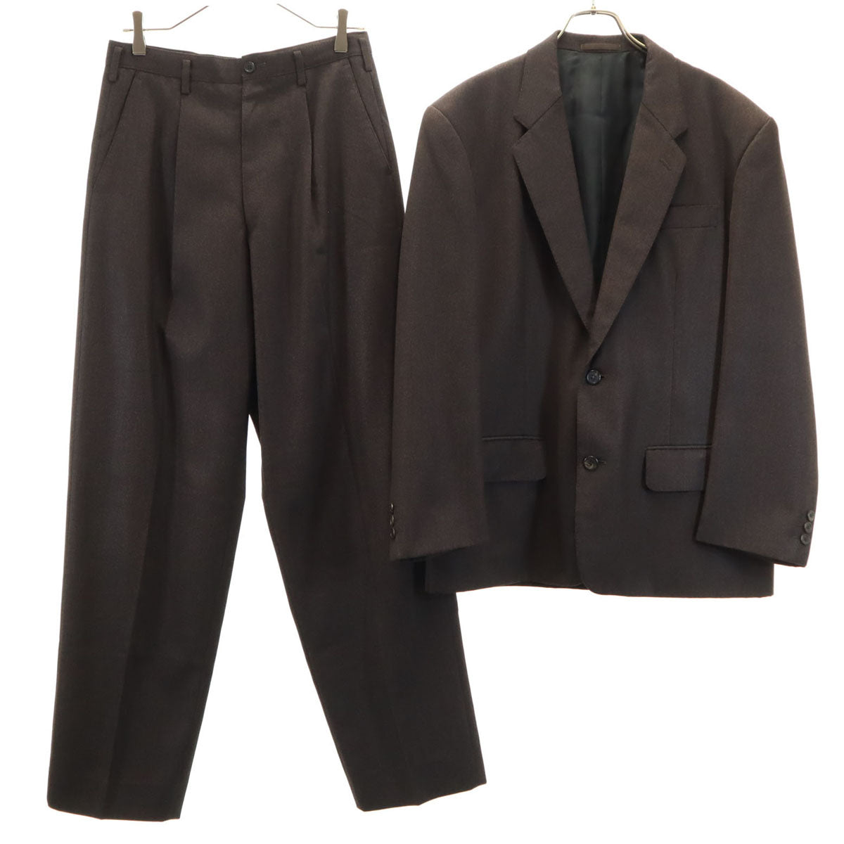 Y’s for men ワイズフォーメン スーツ 上下 セットアップ M ブラウン系 ヨウジヤマモト メンズ